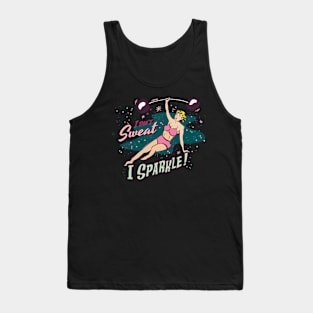 I Don't Sweat... (Black) Tank Top